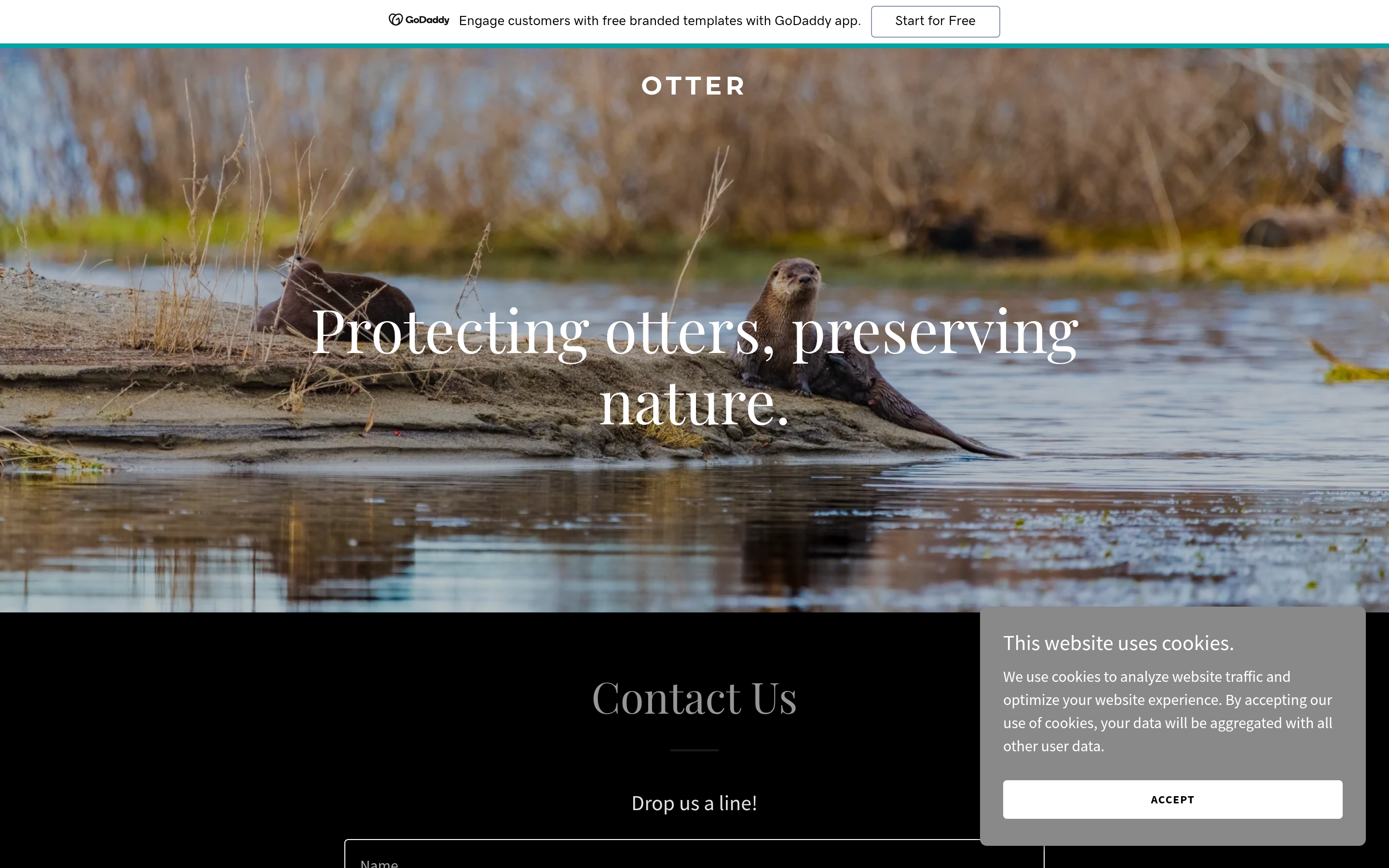 Otter.ai website screenshot — product, features and pricing