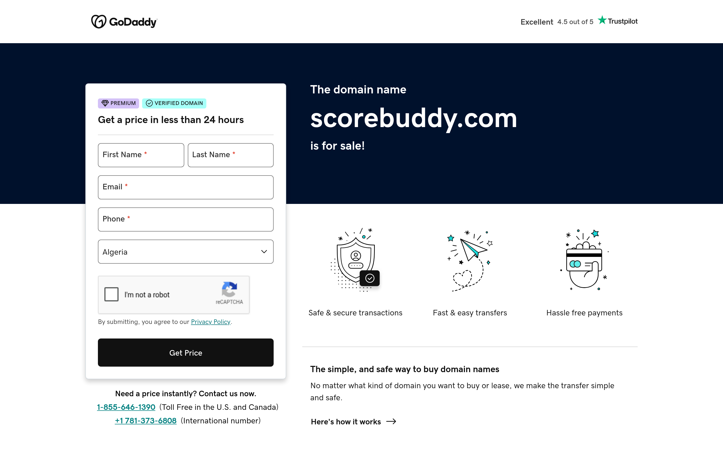Scorebuddy website screenshot — product, features and pricing