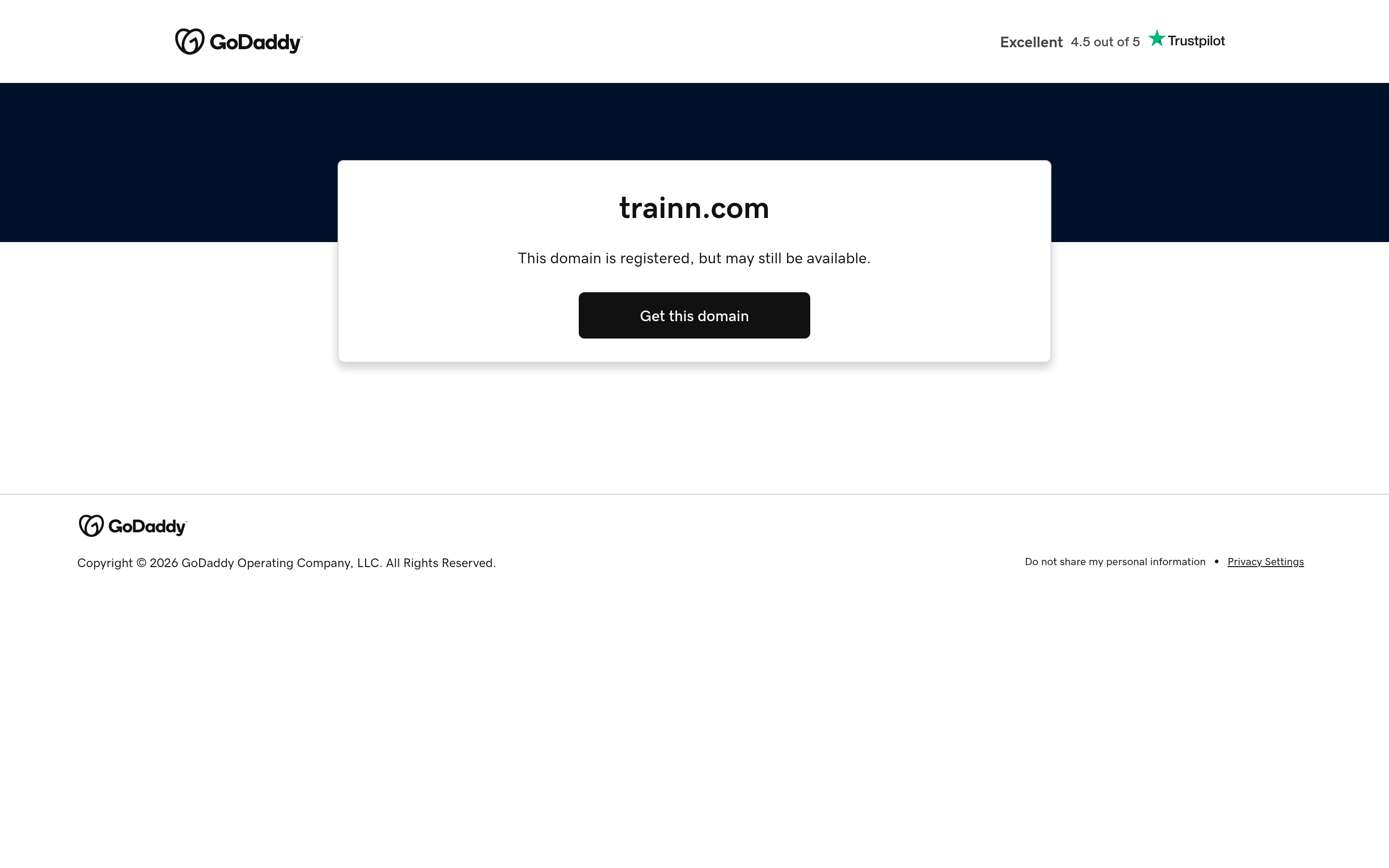 Trainn website screenshot — product, features and pricing