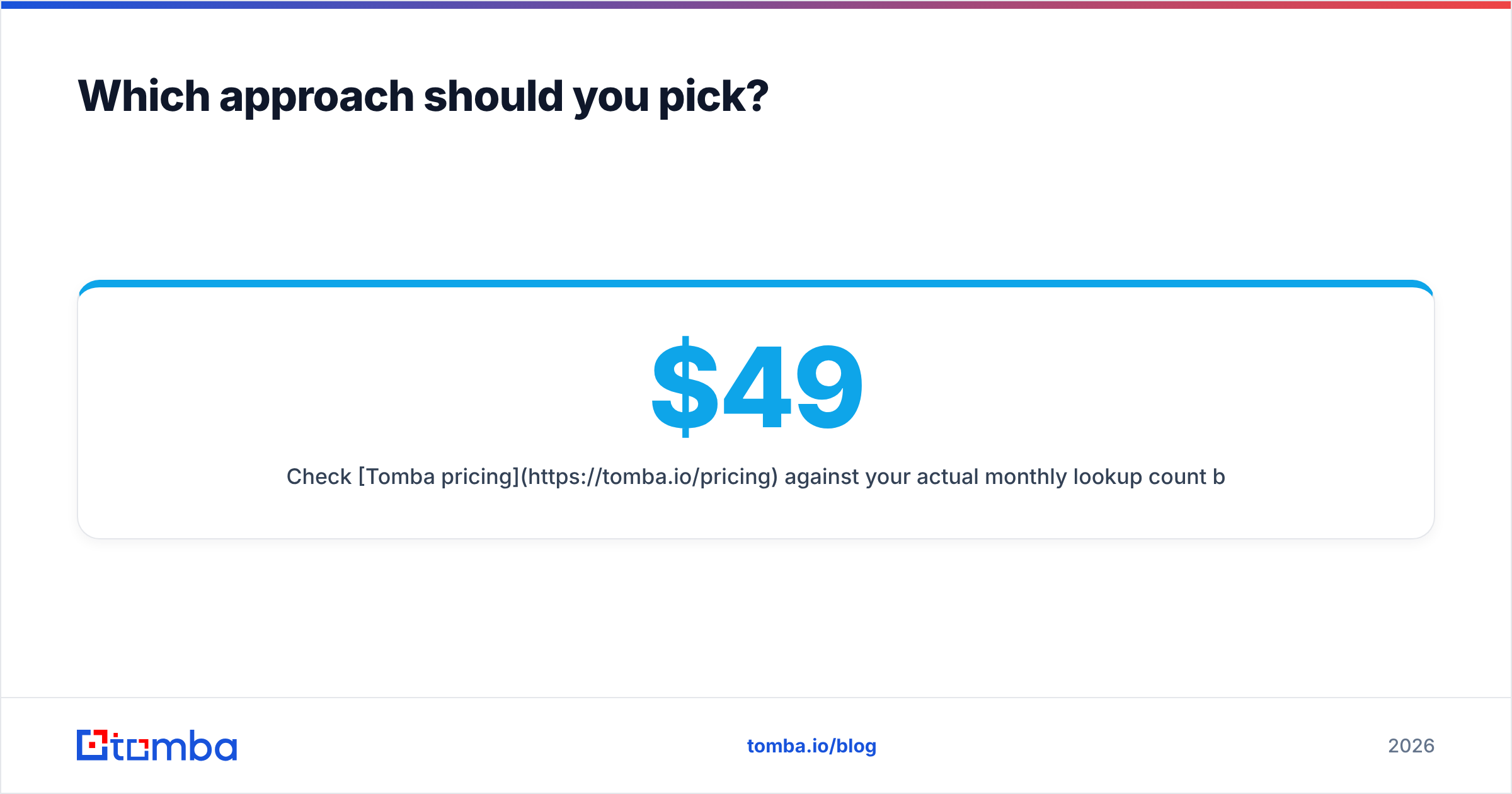 Diagram: Which approach should you pick