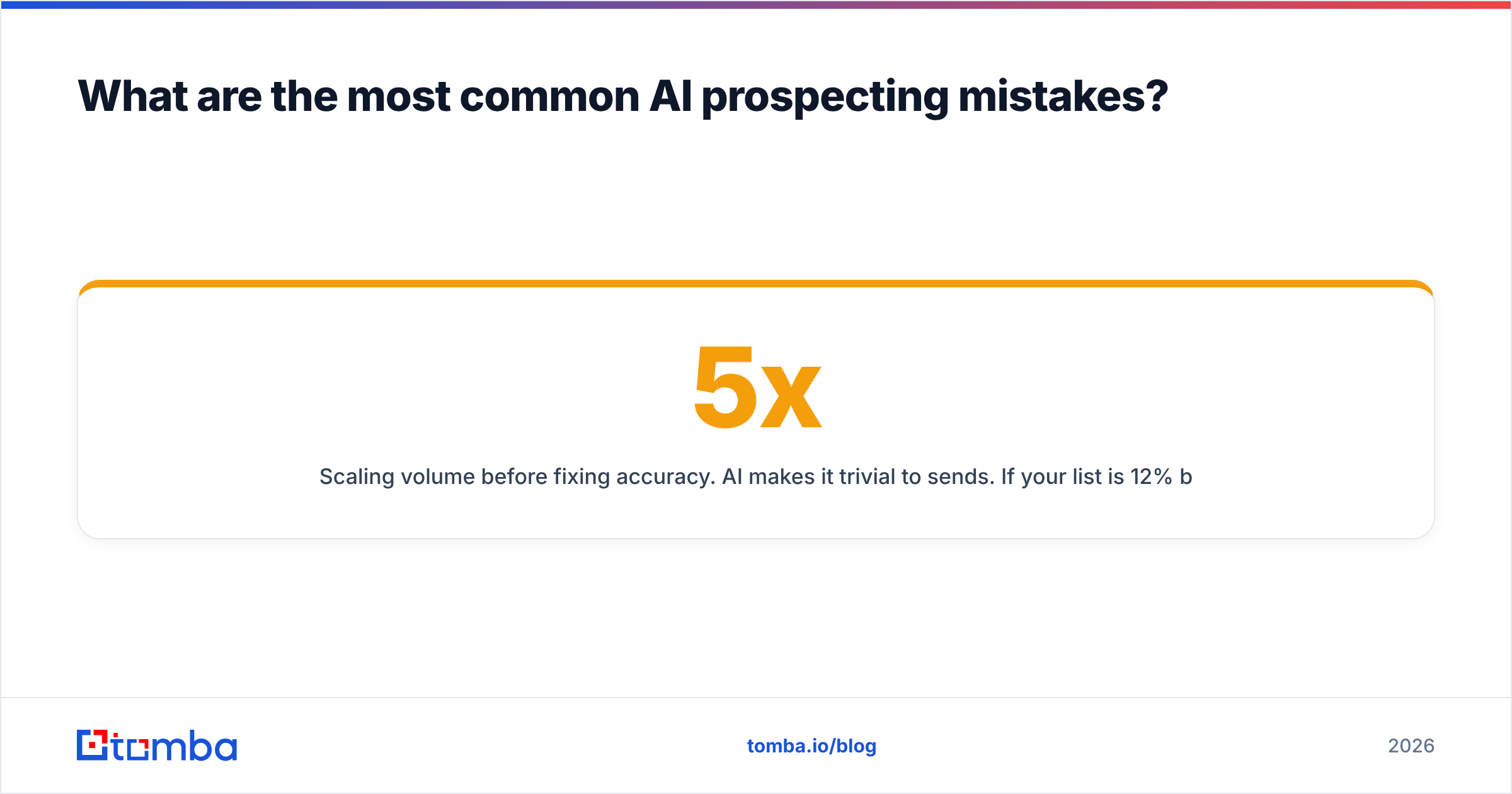 Diagram: What are the most common AI prospecting mistakes