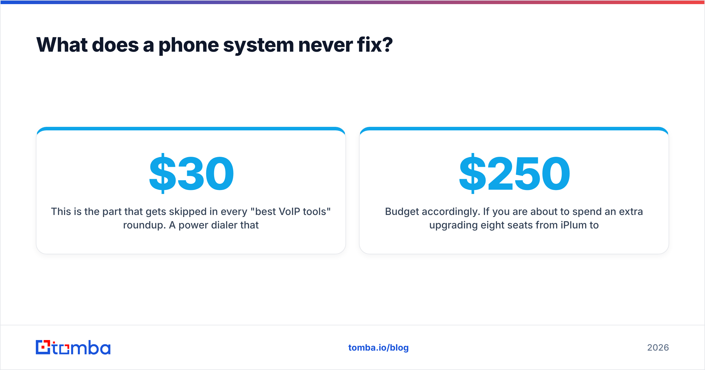 Diagram: What does a phone system never fix