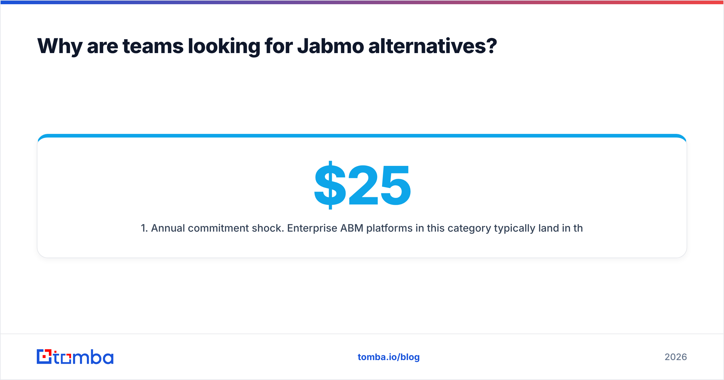 Diagram: Why are teams looking for Jabmo alternatives