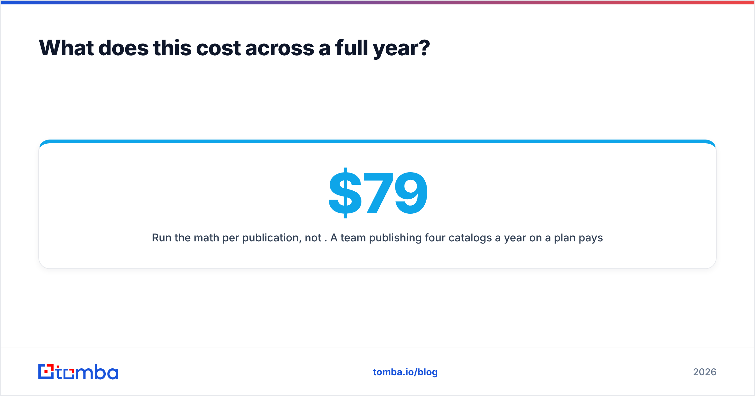 Diagram: What does this cost across a full year