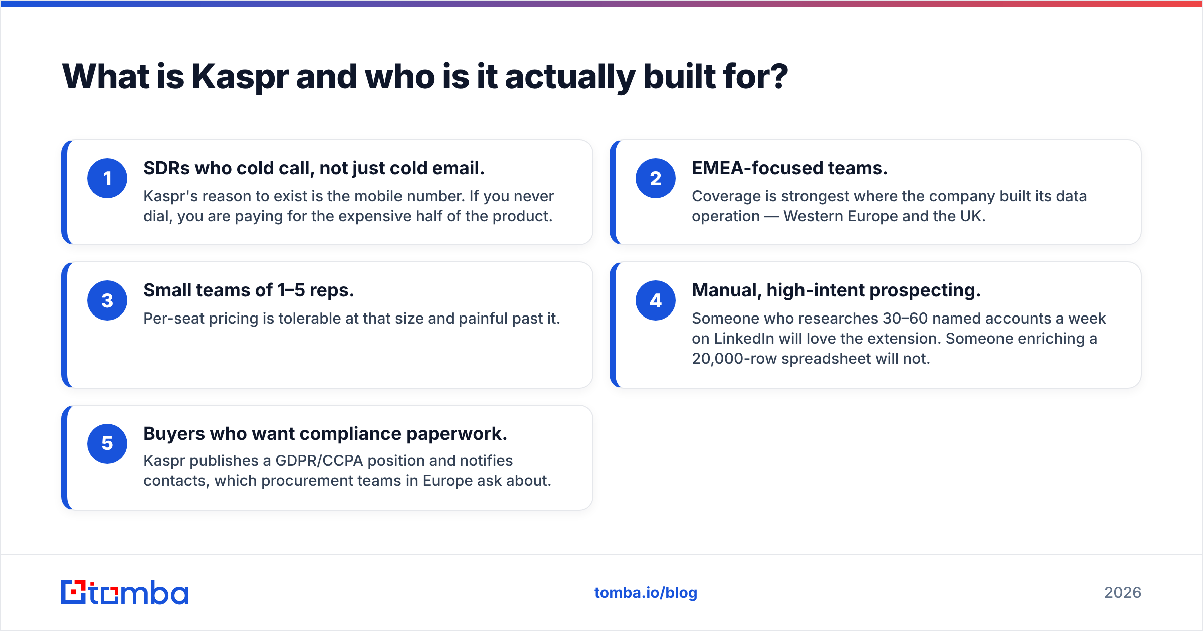 Diagram: What is Kaspr and who is it actually built for