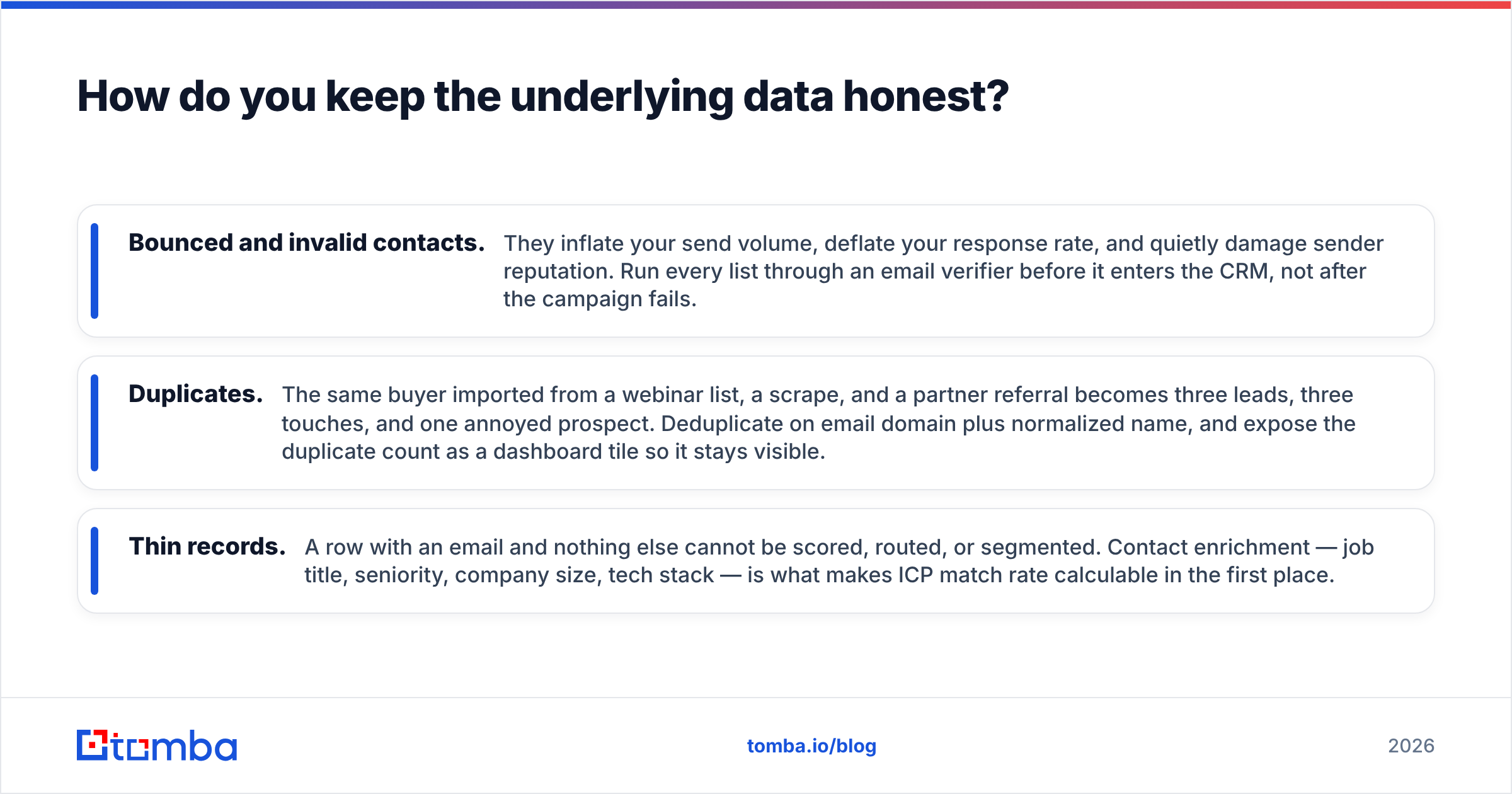 Diagram: How do you keep the underlying data honest
