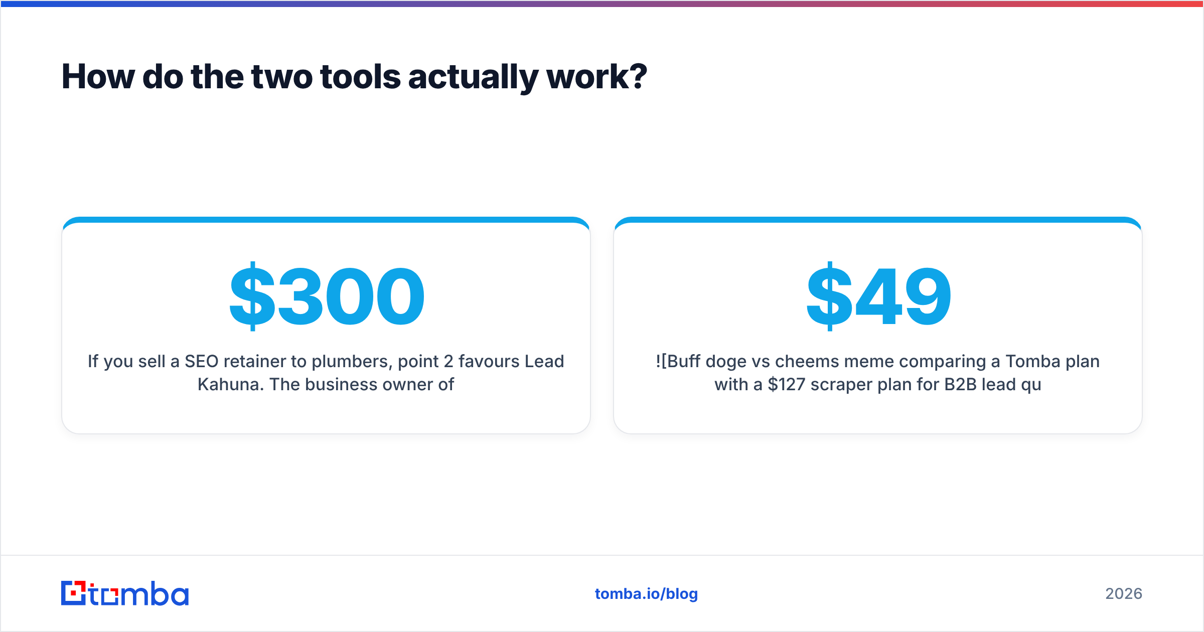 Diagram: How do the two tools actually work