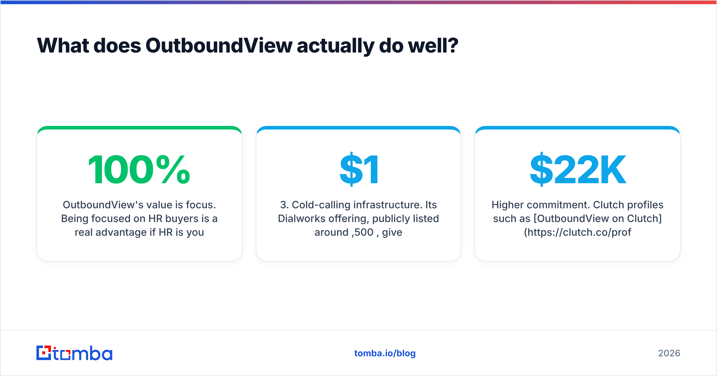 Diagram: What does OutboundView actually do well