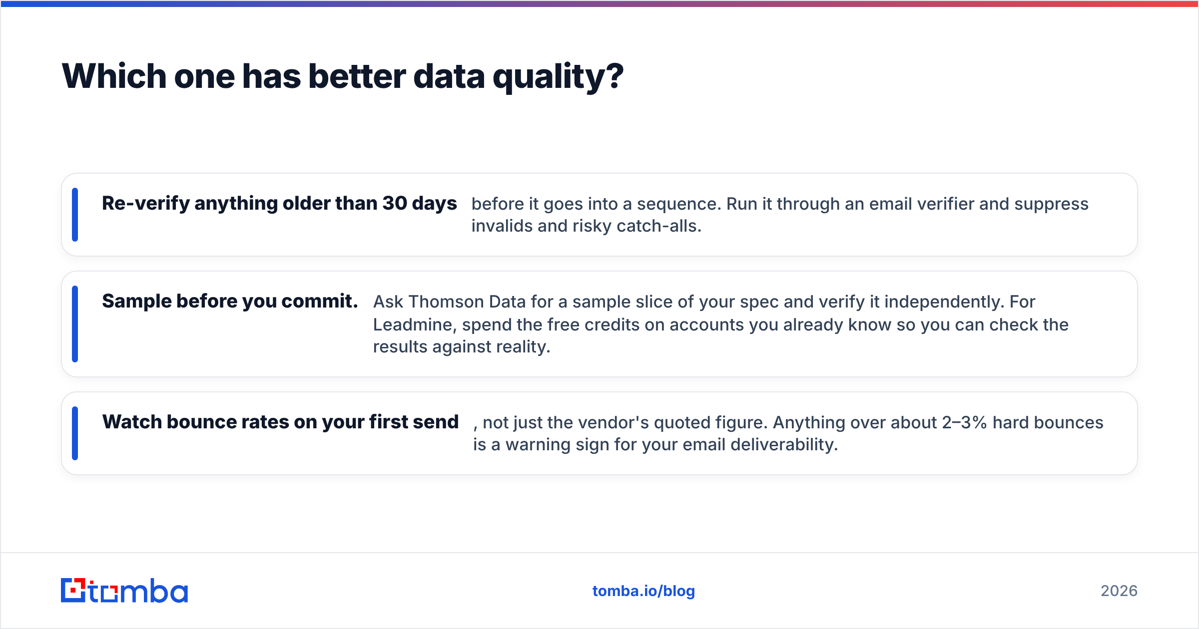 Diagram: Which one has better data quality