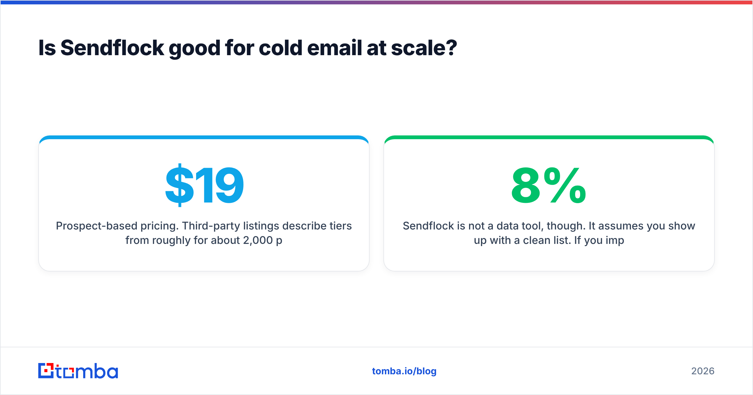 Diagram: Is Sendflock good for cold email at scale
