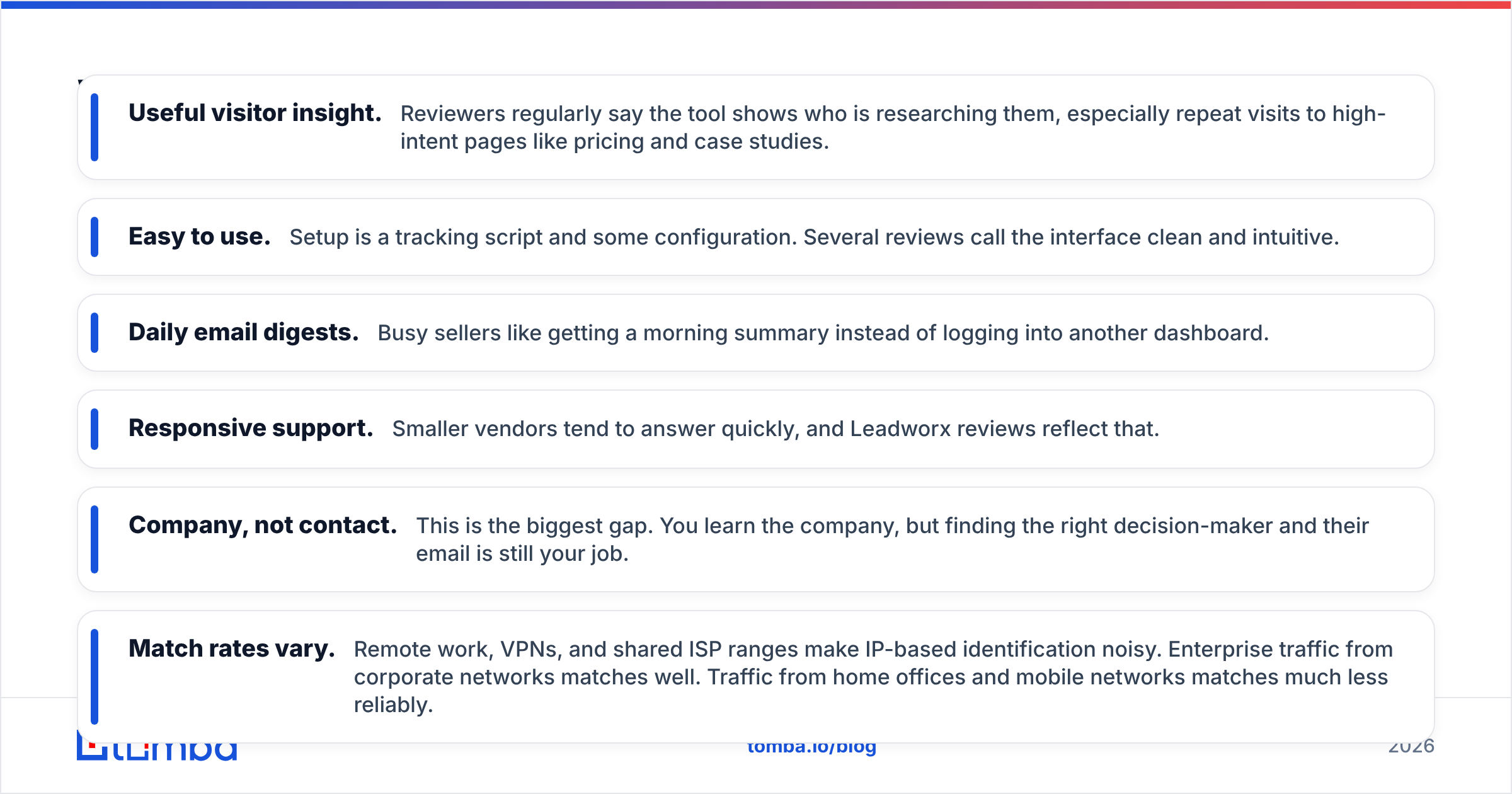 Diagram: What do Leadworx reviews say