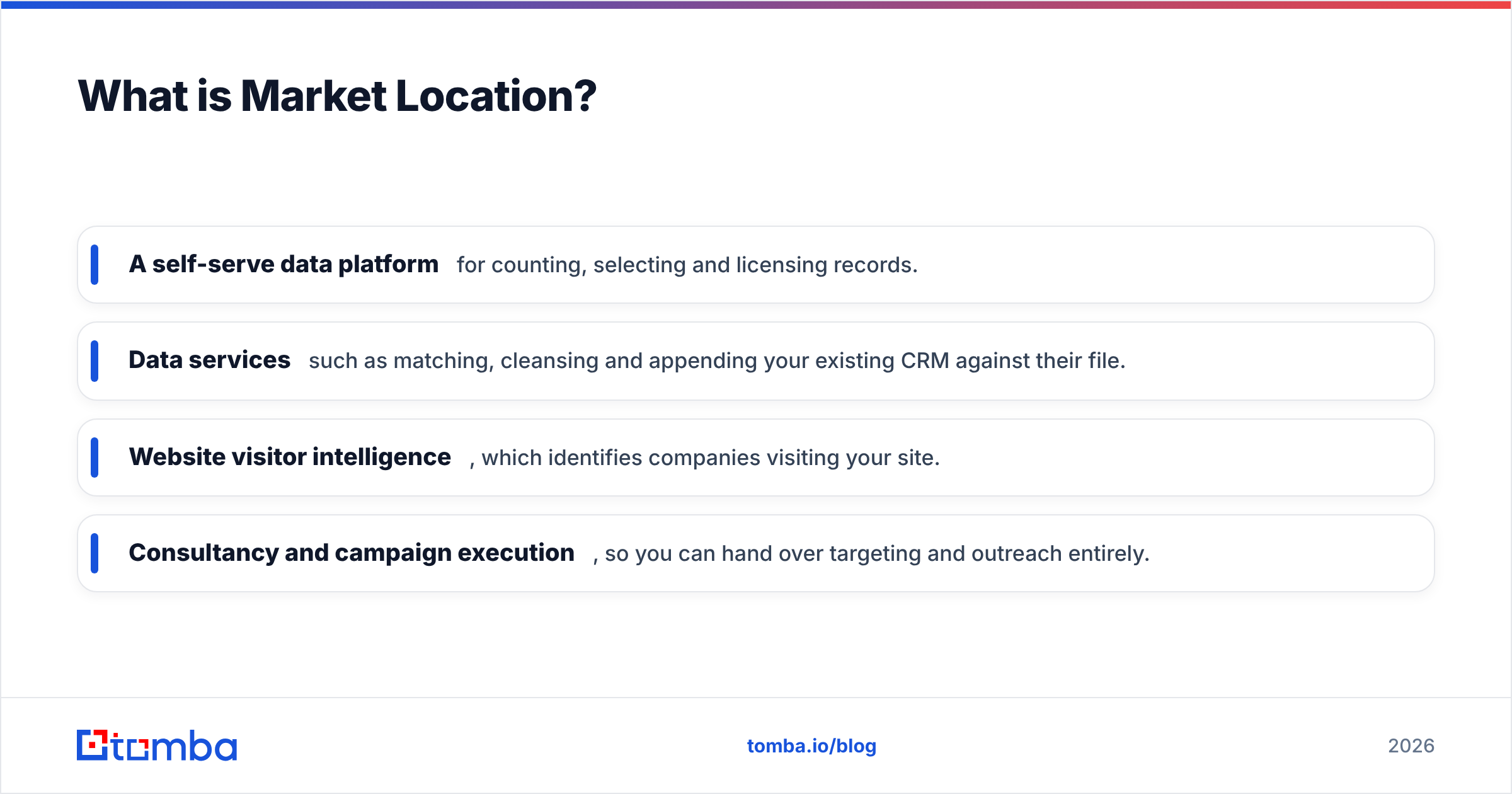 Diagram: What is Market Location