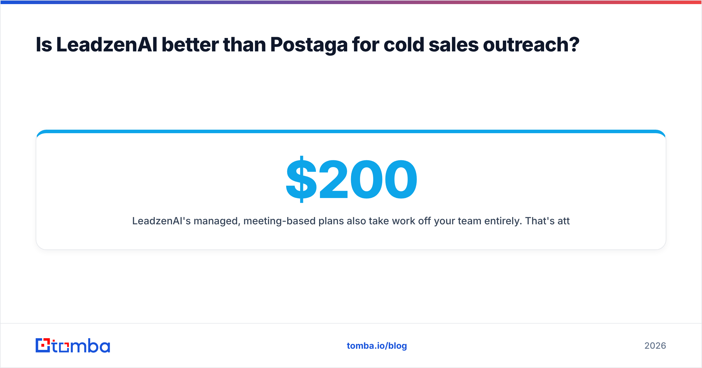 Diagram: Is LeadzenAI better than Postaga for cold sales outreach
