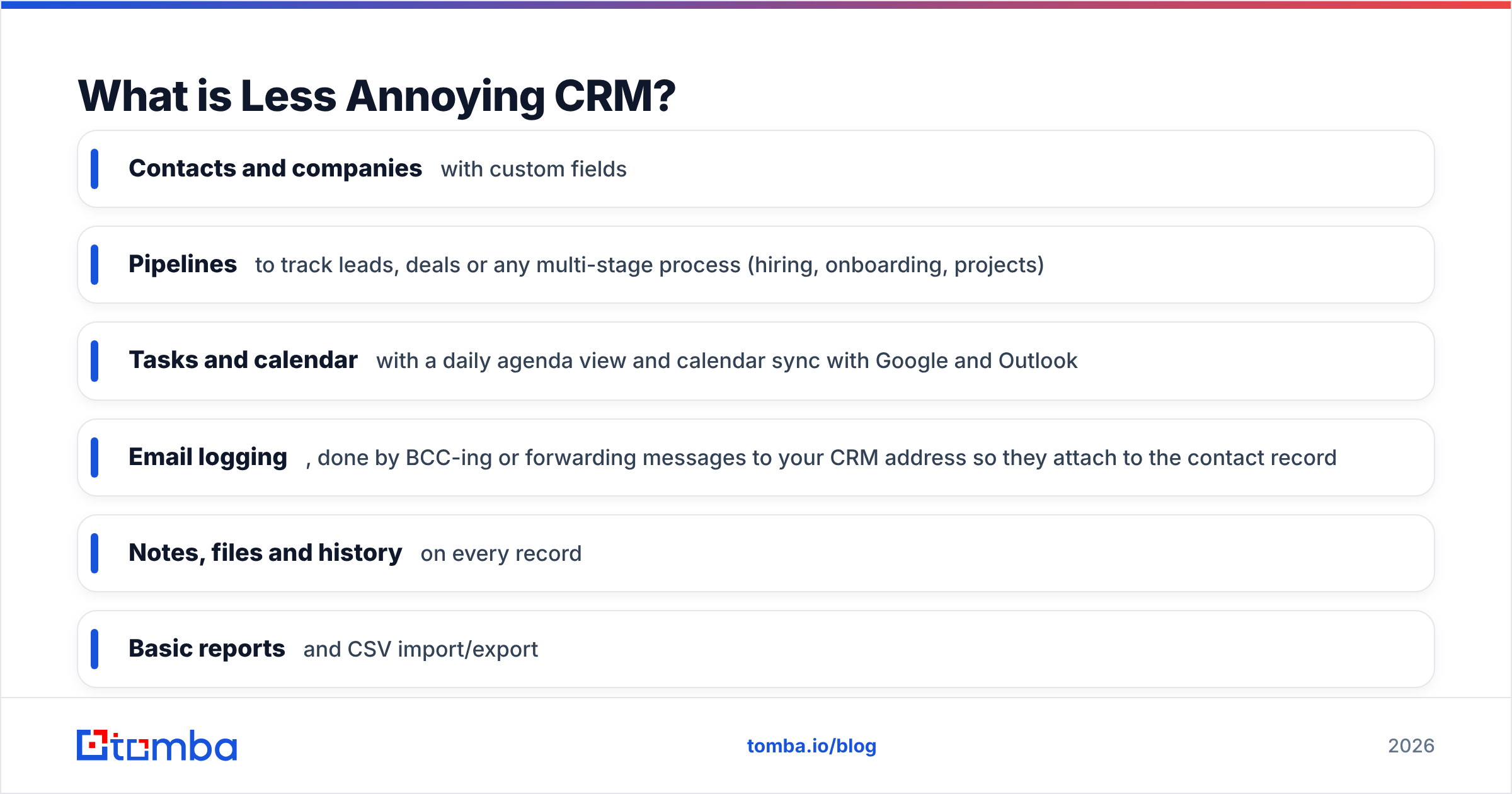 Diagram: What is Less Annoying CRM