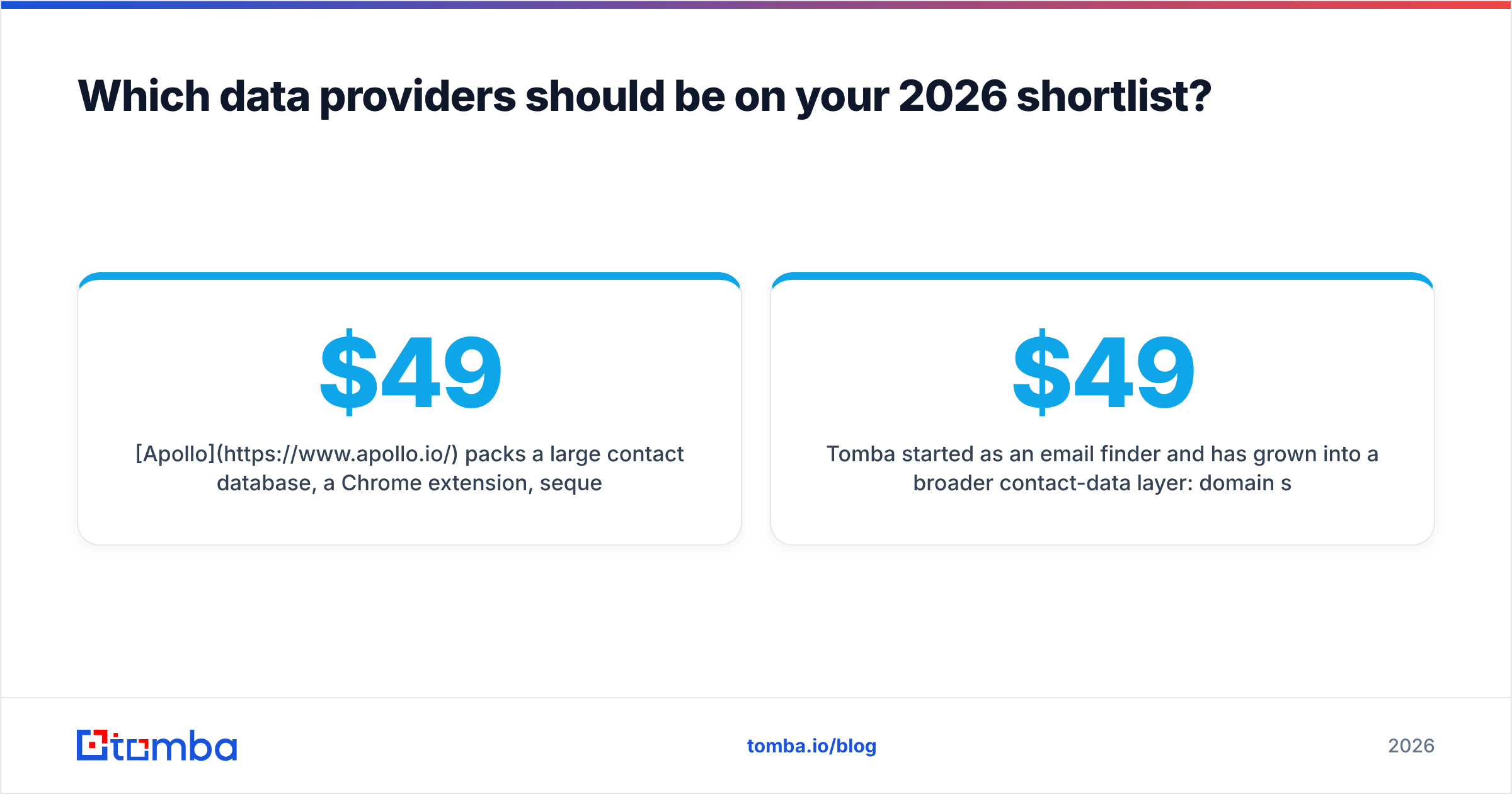 Diagram: Which data providers should be on your 2026 shortlist