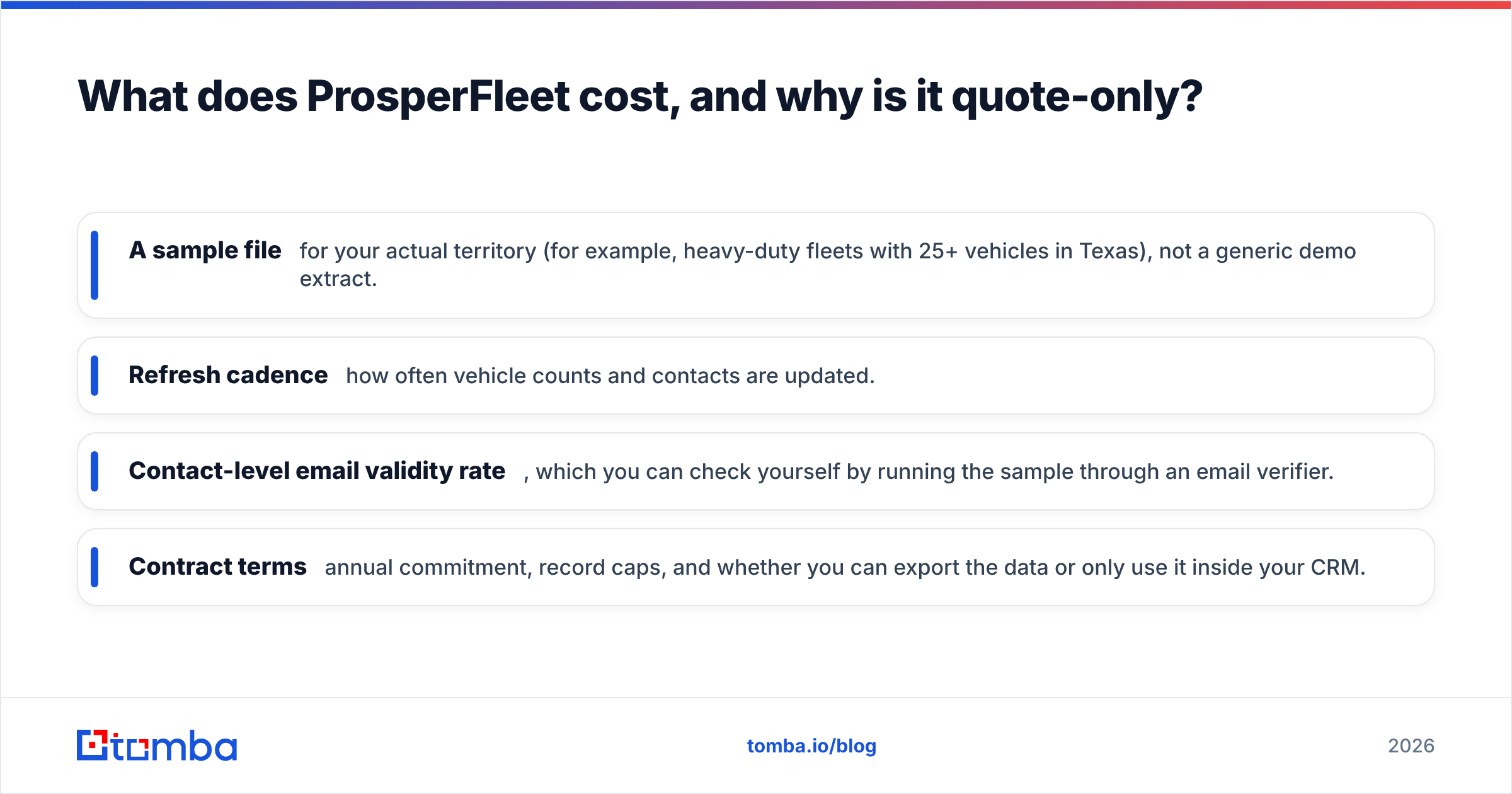 Diagram: What does ProsperFleet cost, and why is it quote-only