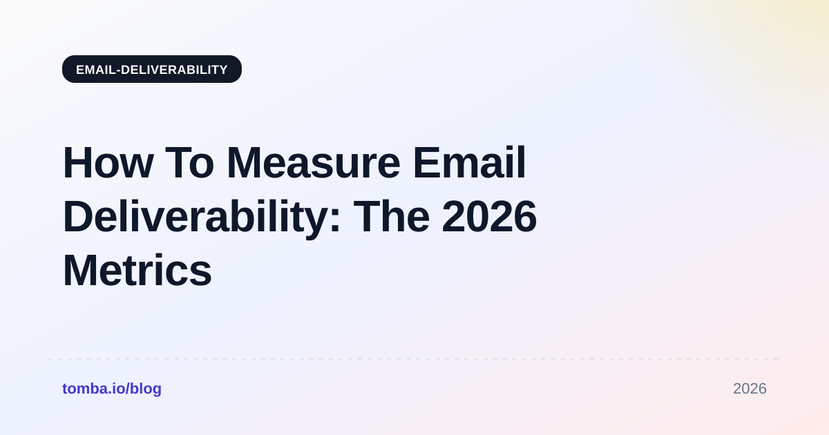 How To Measure Email Deliverability: The 2026 Metrics Guide