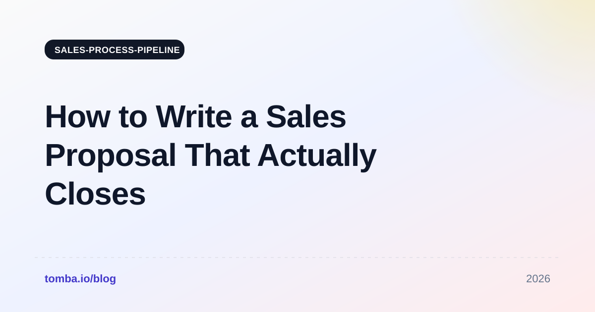 How to Write a Sales Proposal That Actually Closes Deals