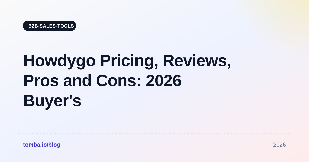 Howdygo Pricing Reviews Pros and Cons: 2026 Buyer's Guide