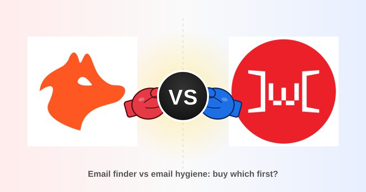 Hunter vs Webbula 2026: Email Finder vs Email Hygiene