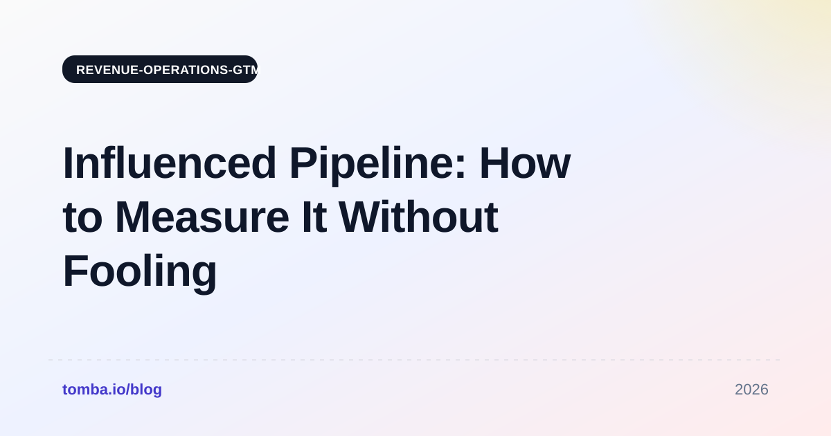 Influenced Pipeline: How to Measure It Without Fooling Yourself