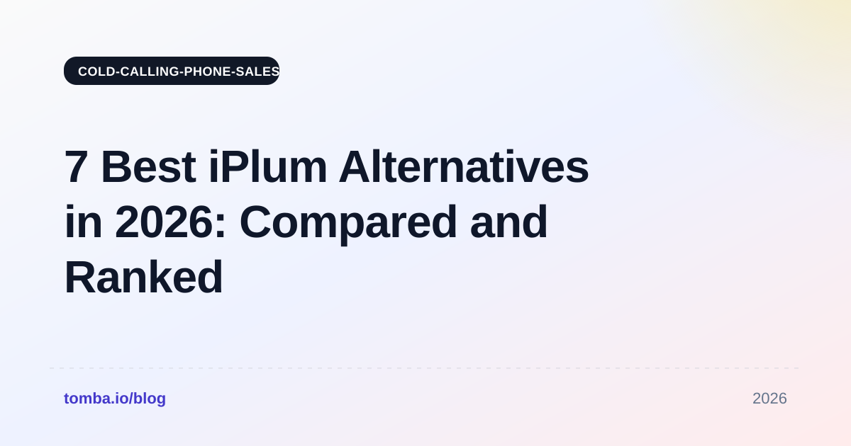 7 Best iPlum Alternatives in 2026: Compared and Ranked