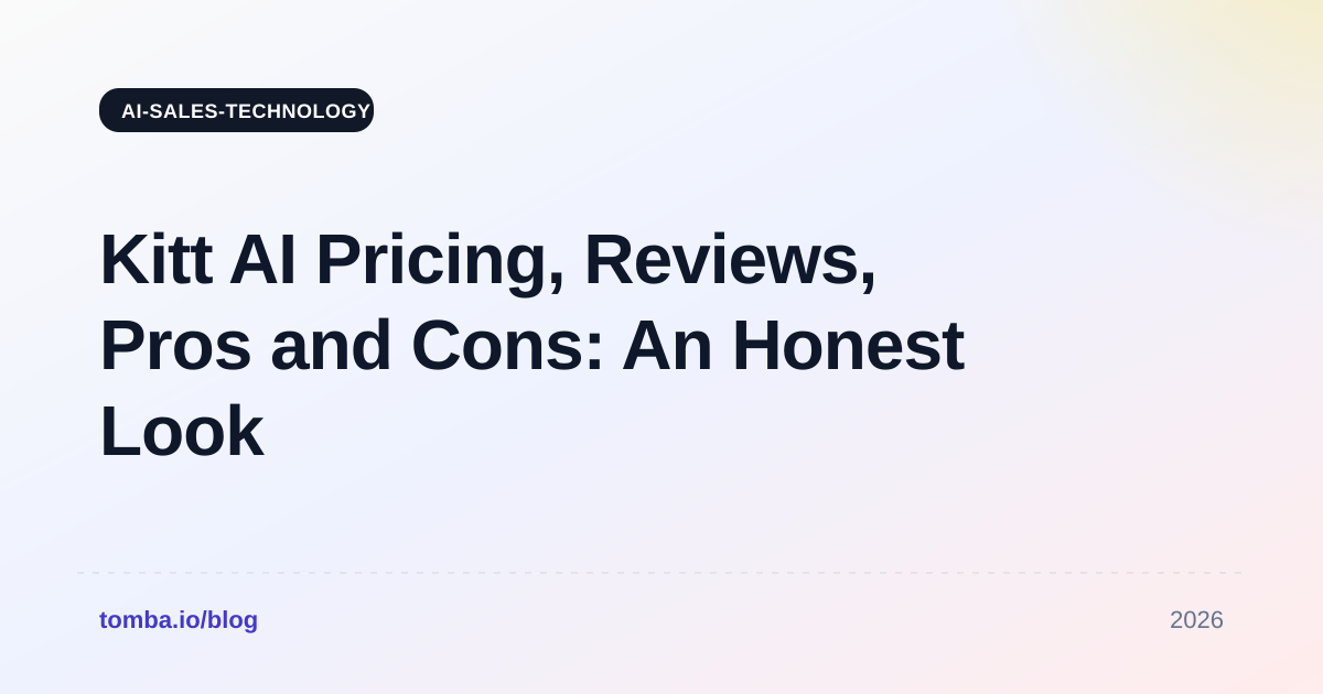 Kitt AI Pricing, Reviews, Pros and Cons: An Honest Look