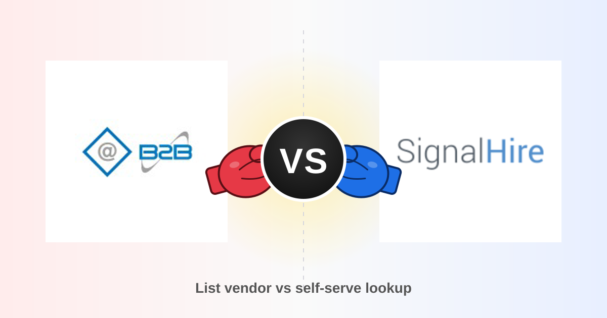 LakeB2B vs SignalHire: Which B2B Data Tool Wins in 2026?