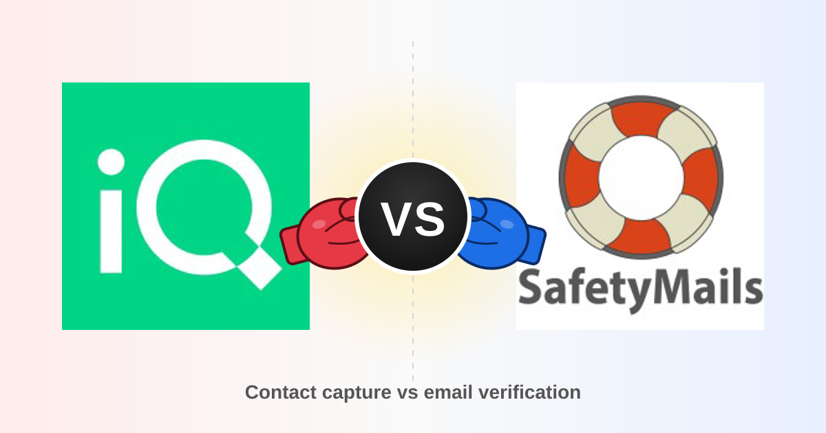 LeadIQ vs SafetyMails: Prospecting Tool or Email Verifier in 2026?