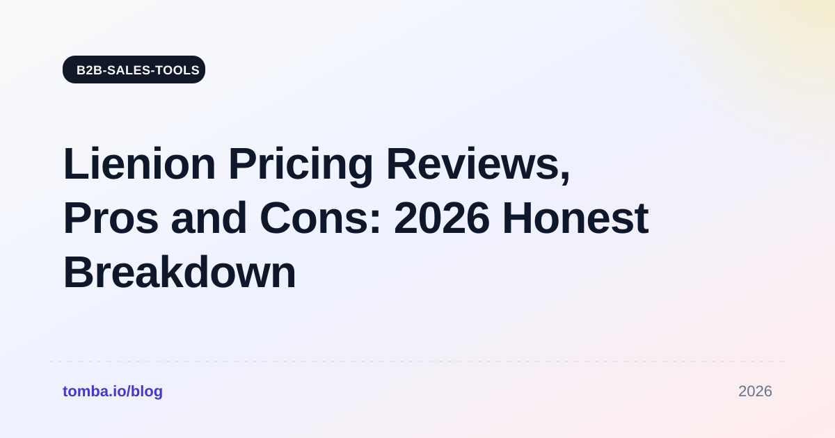 Lienion Pricing Reviews Pros and Cons: 2026 Honest Breakdown
