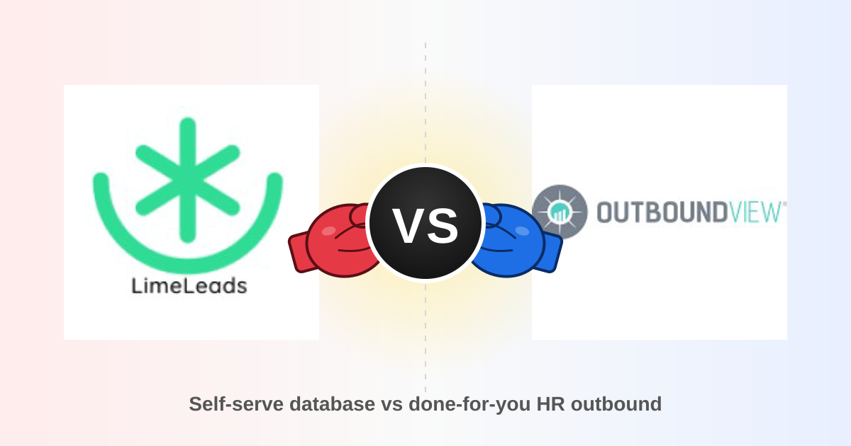 Limeleads vs Outboundview: Self-Serve Data or Done-for-You Outbound?