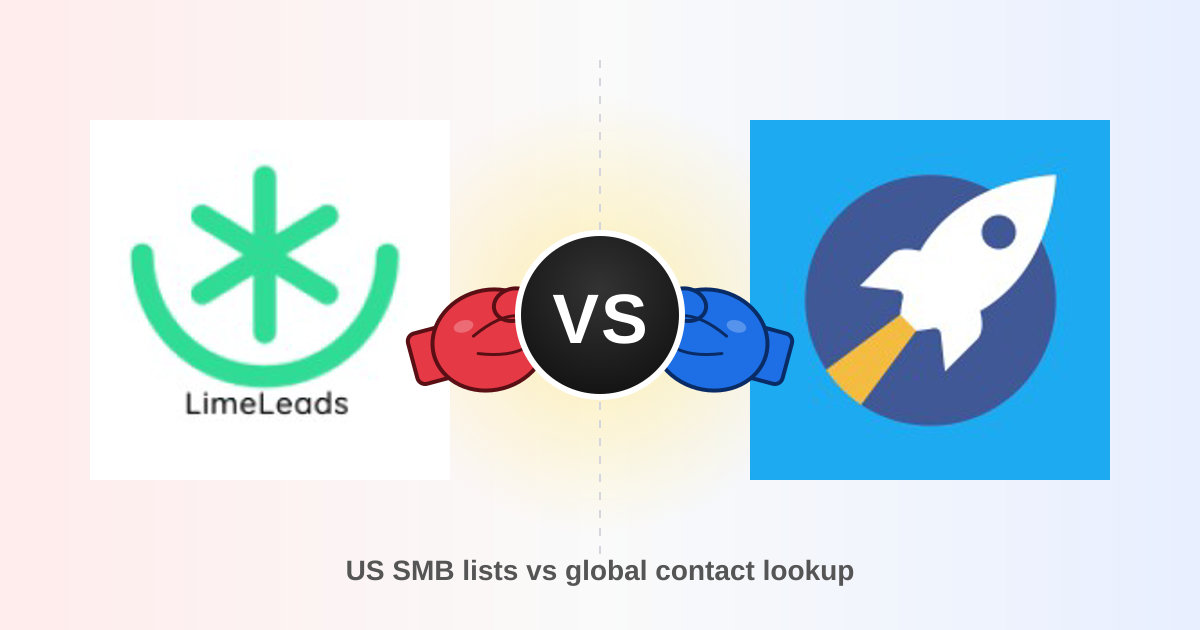 Limeleads vs RocketReach: Pricing, Data Quality, and Our Pick