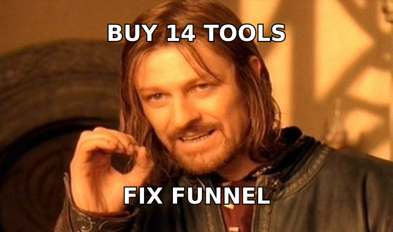 Marketer trying to fix pipeline by buying more martech tools