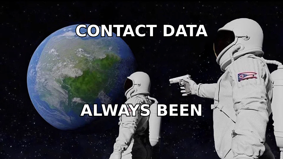 Intent data was never the hard part, contact data always has been
