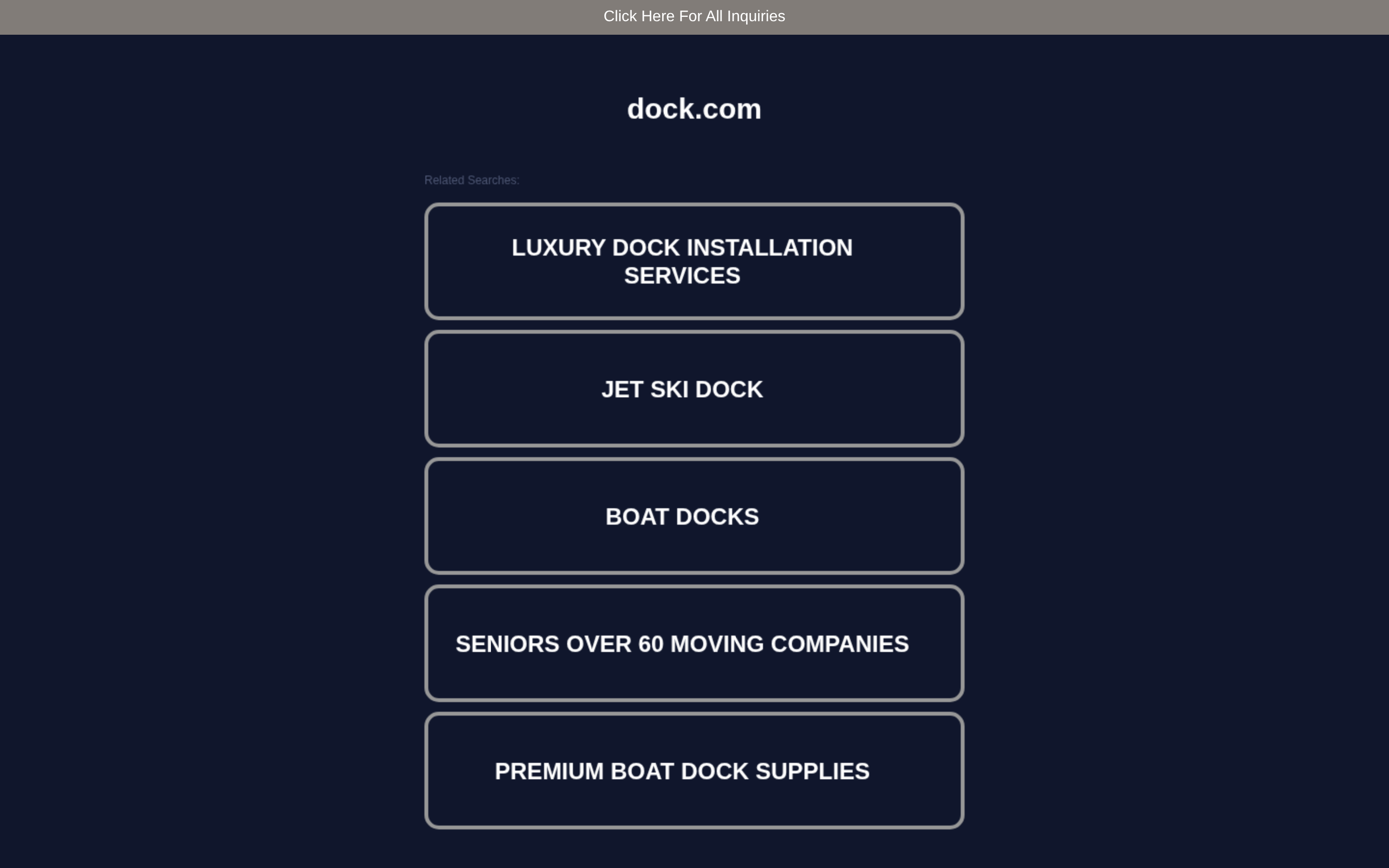 Dock website screenshot — product, features and pricing