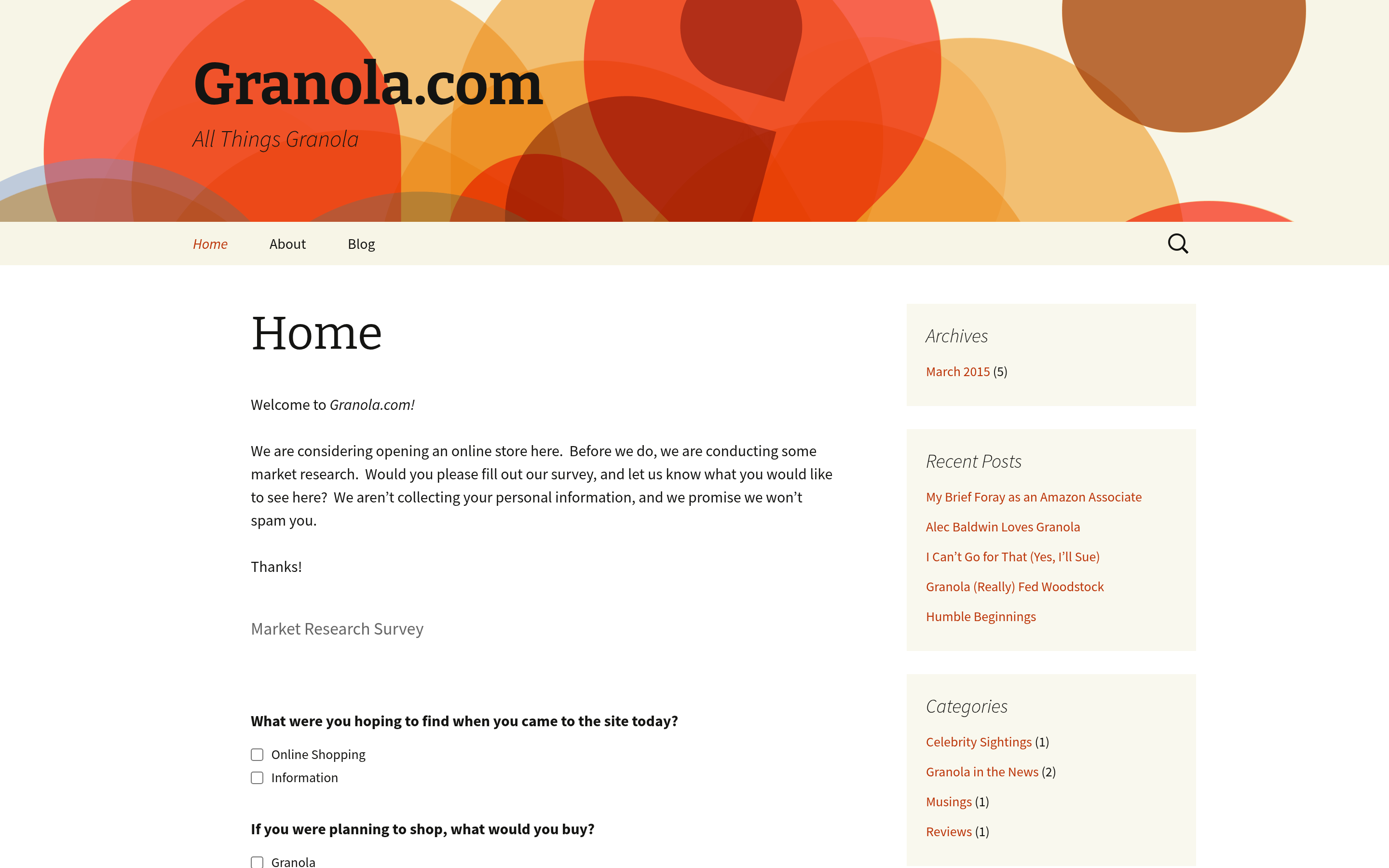 Granola website screenshot — product, features and pricing