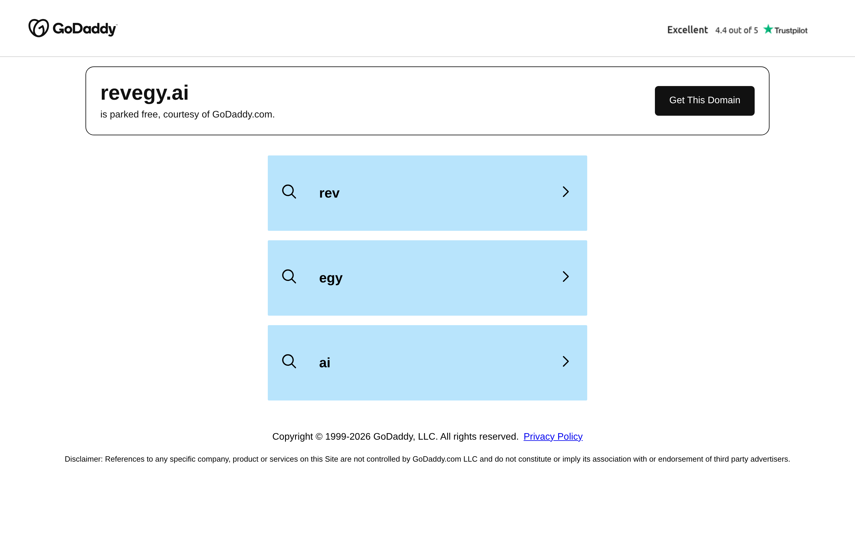 Revegy website screenshot — product, features and pricing