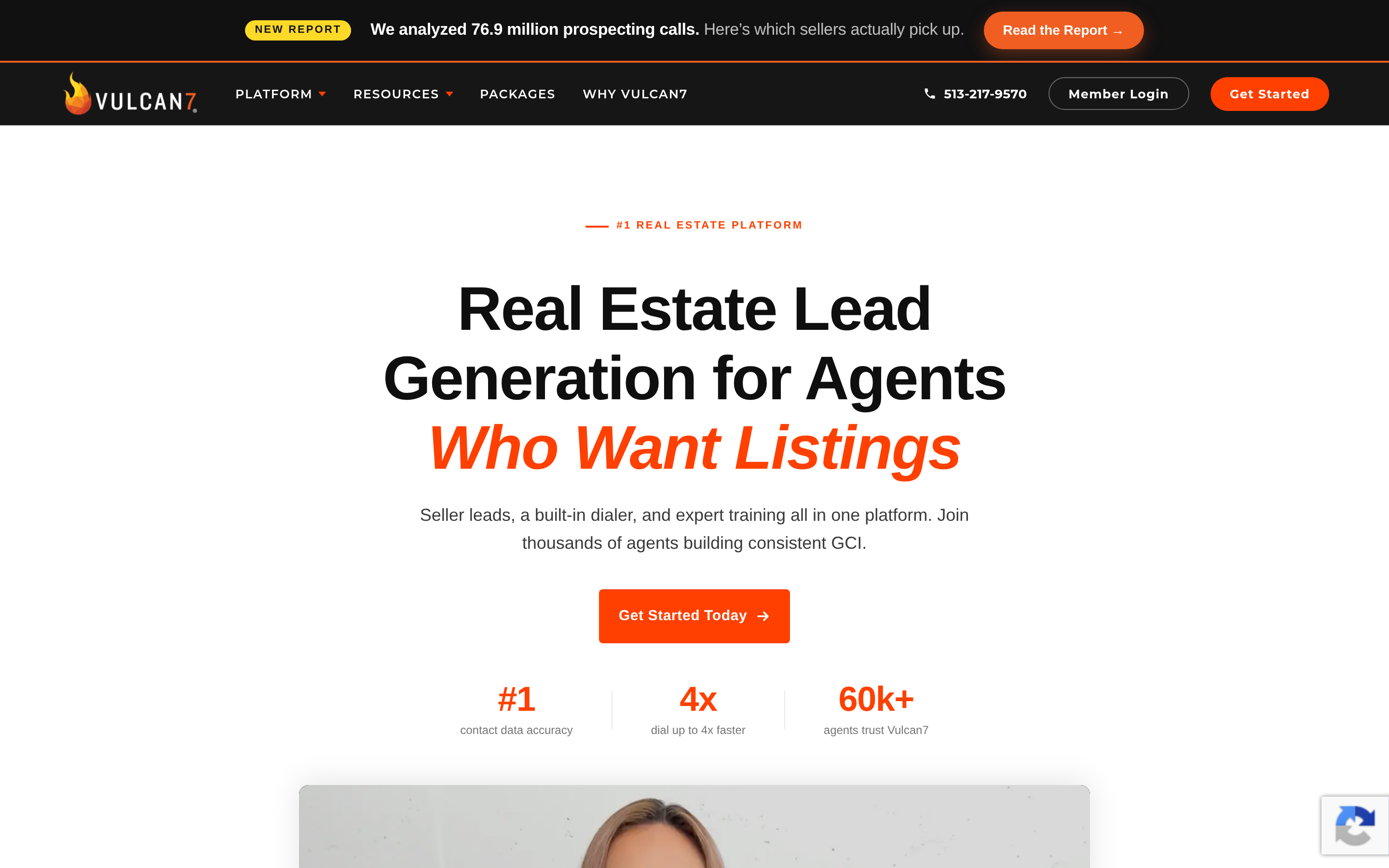 Vulcan7 website screenshot — product, features and pricing