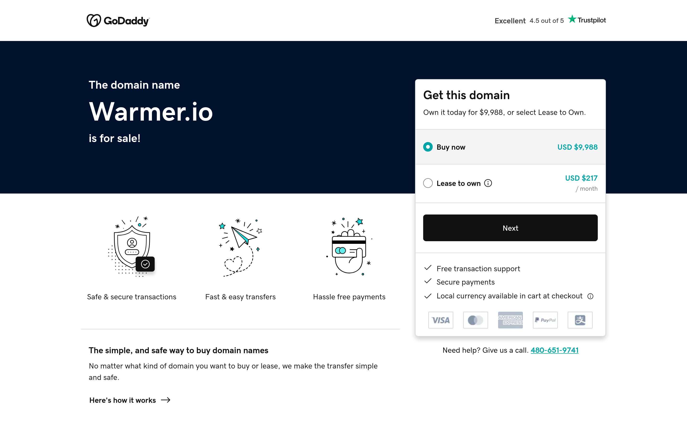 Warmer.ai website screenshot — product, features and pricing