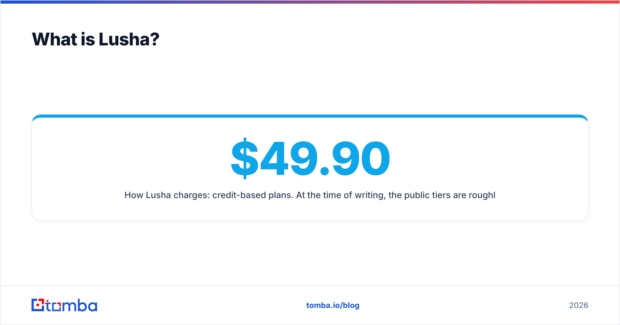 Diagram: What is Lusha