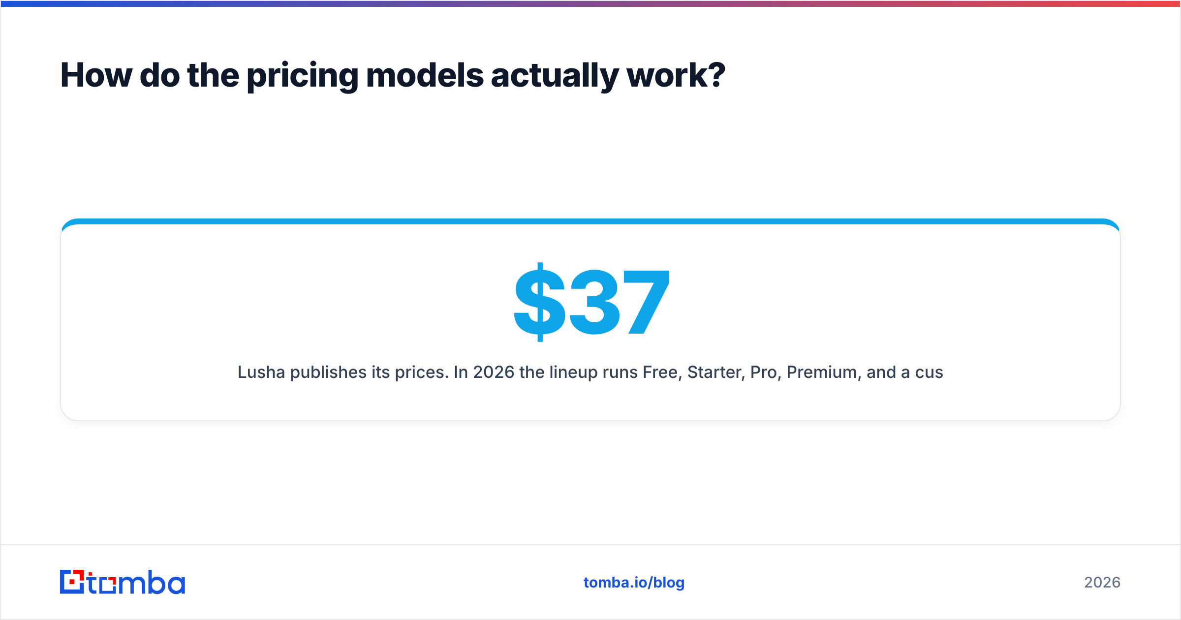 Diagram: How do the pricing models actually work