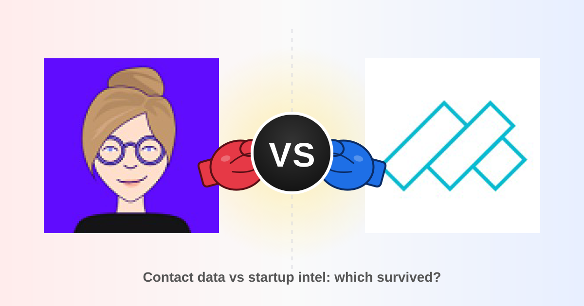 Lusha vs Mattermark: Contact Data vs Startup Intel in 2026