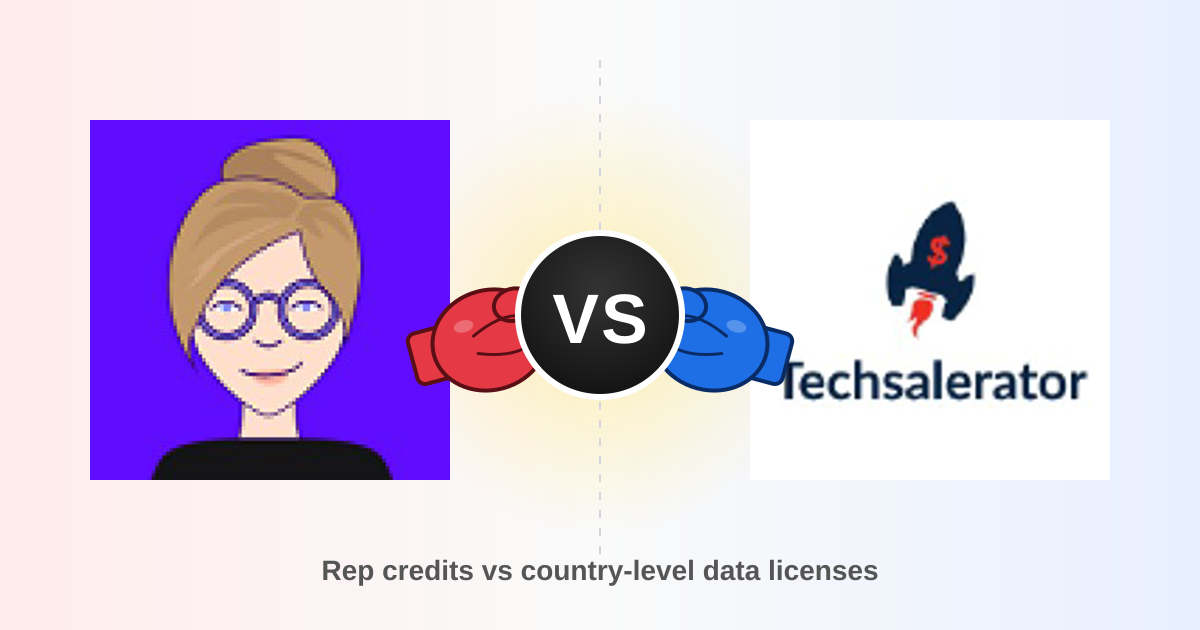 Lusha vs Techsalerator: Pricing, Coverage, and Which to Pick in 2026