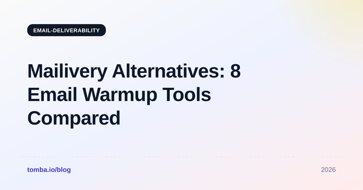 Mailivery Alternatives: 8 Email Warmup Tools Compared for 2026